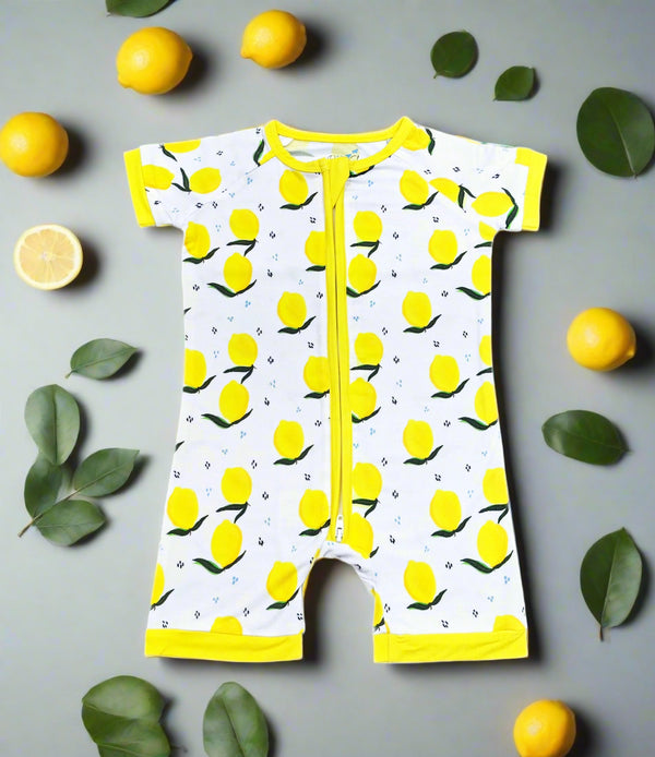 Lemon Dots Romper