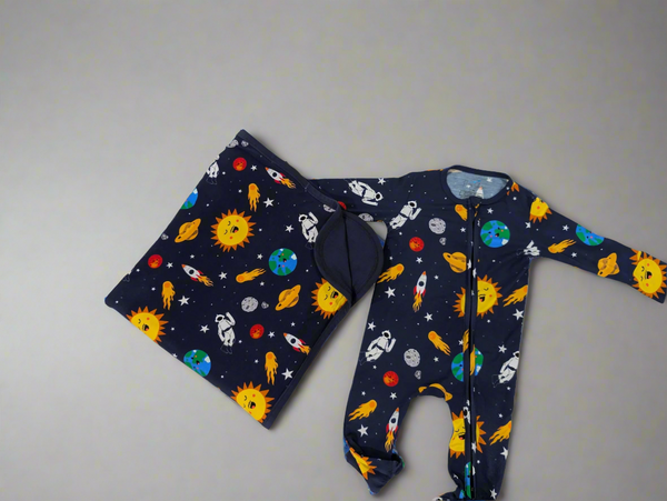 Astro Adventure Baby Romper & Blanket